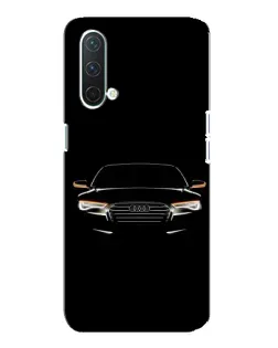 Чехол для OnePlus Nord CE 5G с картинкой «Audi — ночной контур»