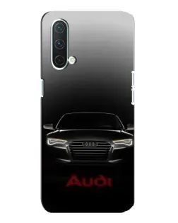 Чехол для OnePlus Nord CE 5G с картинкой «Audi — градиентный контур»