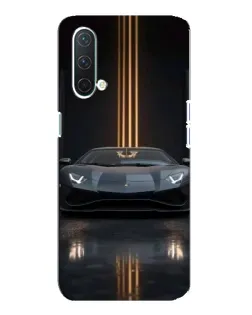 Чехол для OnePlus Nord CE 5G с картинкой «Lamborghini золотые линии»
