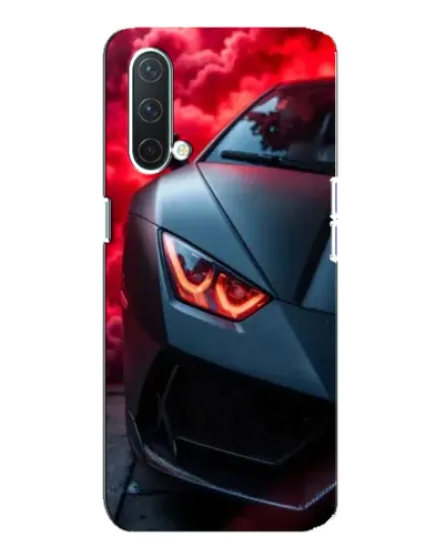 Чехол для OnePlus Nord CE 5G с картинкой «Lamborghini красное сияние»