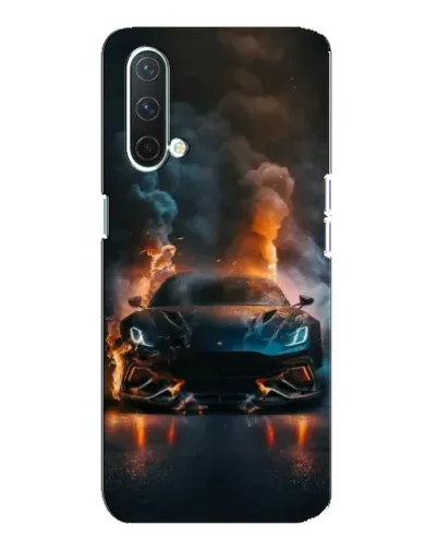 Чехол для OnePlus Nord CE 5G с картинкой «Lamborghini дымная эстетика»