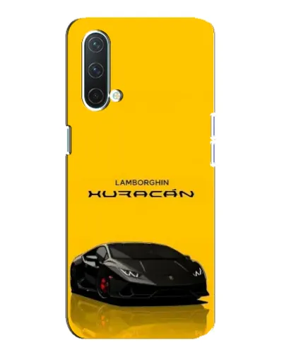 Чехол для OnePlus Nord CE 5G с картинкой «Lamborghini Huracan черный»