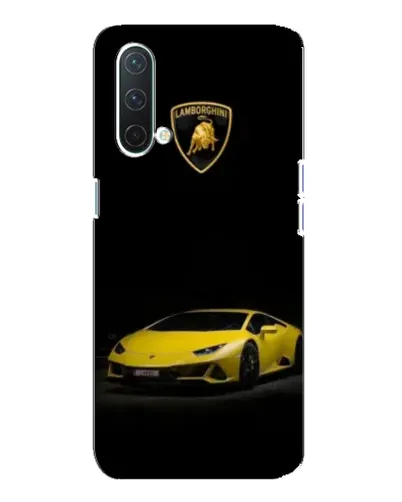 Чехол для OnePlus Nord CE 5G с картинкой «Lamborghini желтый акцент»