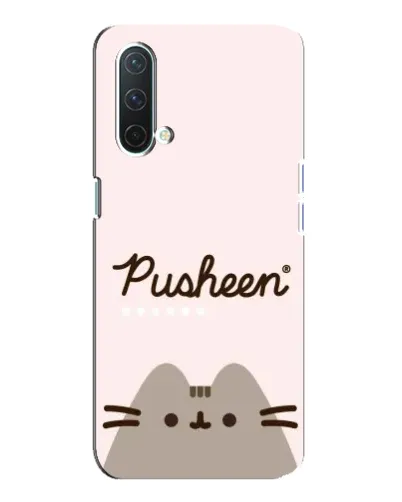 Чехол для OnePlus Nord CE 5G с картинкой «Pusheen логотип»