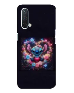 Чехол для OnePlus Nord CE 5G с картинкой «Stitch в цветах» Чехол для OnePlus Nord CE 5G с картинкой «Stitch в цветах»