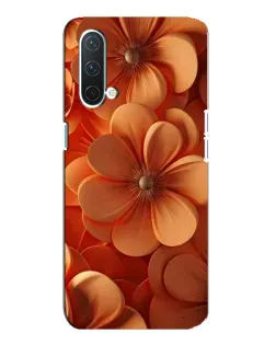 Чохол для OnePlus Nord CE 5G з картинкою «Помаранчева макро квітка»