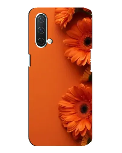 Чехол для OnePlus Nord CE 5G с картинкой «Оранжевые герберы»