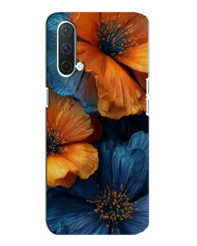 Чехол для OnePlus Nord CE 5G с картинкой «Яркая сине-оранжевая флора» Чехол для OnePlus Nord CE 5G с картинкой «Яркая сине-оранжевая флора»