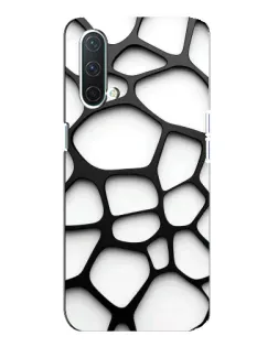 Чехол для OnePlus Nord CE 5G с картинкой «Белая объемная сетка» Чехол для OnePlus Nord CE 5G с картинкой «Белая объемная сетка»