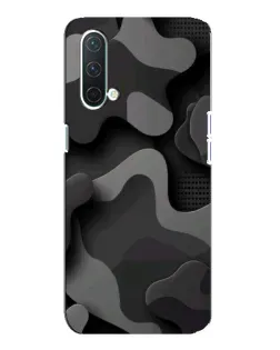 Чехол для OnePlus Nord CE 5G с картинкой «Темный абстрактный камуфляж»