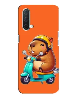 Чехол для OnePlus Nord CE 5G с картинкой «Капибара на скутере» Чехол для OnePlus Nord CE 5G с картинкой «Капибара на скутере»
