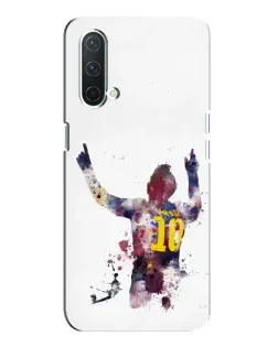 Чехол для OnePlus Nord CE 5G с картинкой «Акварельный Месси Барселона»