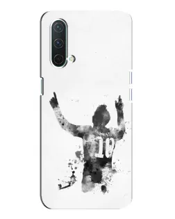 Чехол для OnePlus Nord CE 5G с картинкой «Черно-белый силуэт Месси» Чехол для OnePlus Nord CE 5G с картинкой «Черно-белый силуэт Месси»