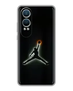 Чехол для OnePlus Nord CE4 Lite с картинкой «Jordan Gradient Logo»