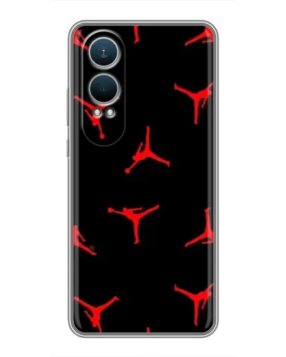 Чехол для OnePlus Nord CE4 Lite с картинкой «Jordan Red Pattern»