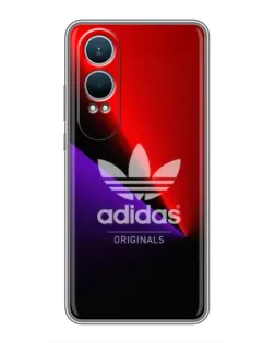 Чехол для OnePlus Nord CE4 Lite с картинкой «Adidas Red Neon»