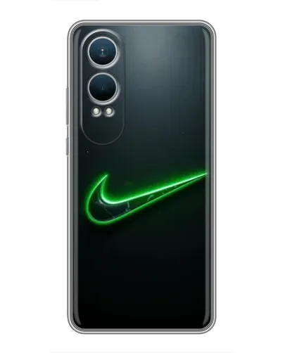 Чехол для OnePlus Nord CE4 Lite с картинкой «Неоновый контур Nike» Чехол для OnePlus Nord CE4 Lite с картинкой «Неоновый контур Nike»