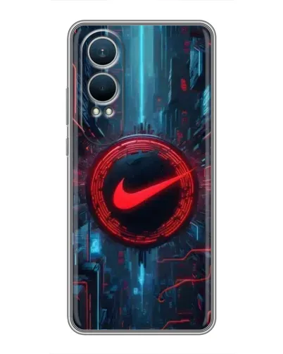 Чехол для OnePlus Nord CE4 Lite с картинкой «Техногенный стиль Nike» Чехол для OnePlus Nord CE4 Lite с картинкой «Техногенный стиль Nike»