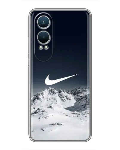 Чехол для OnePlus Nord CE4 Lite с картинкой «Nike — зимние горы» Чехол для OnePlus Nord CE4 Lite с картинкой «Nike — зимние горы»