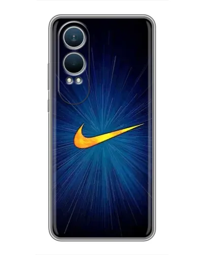 Чехол для OnePlus Nord CE4 Lite с картинкой «Синий пульс Nike» Чехол для OnePlus Nord CE4 Lite с картинкой «Синий пульс Nike»