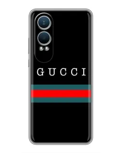Чехол для OnePlus Nord CE4 Lite с картинкой «Gucci — красный пояс»