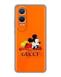 Чехол для OnePlus Nord CE4 Lite с картинкой «Микки Маус Gucci — оранж»