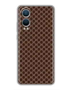 Чехол для OnePlus Nord CE4 Lite с картинкой «Gucci — шоколадная сетка»