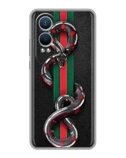Чехол для OnePlus Nord CE4 Lite с картинкой «Gucci — змея на полосе»