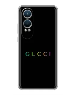 Чехол для OnePlus Nord CE4 Lite с картинкой «Gucci — неоновый минимализм»