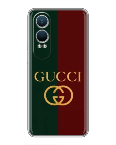 Чехол для OnePlus Nord CE4 Lite с картинкой «Gucci — темно-зеленый градиент» Чехол для OnePlus Nord CE4 Lite с картинкой «Gucci — темно-зеленый градиент»
