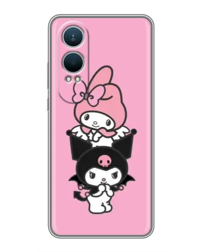 Чехол для OnePlus Nord CE4 Lite с картинкой «My Melody и Kuromi»