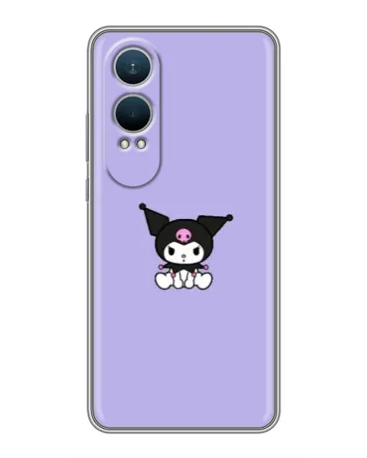Чехол для OnePlus Nord CE4 Lite с картинкой «Kuromi — фиолетовый минимализм»