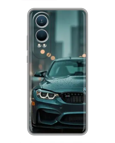 Чехол для OnePlus Nord CE4 Lite с картинкой «BMW в огнях города»