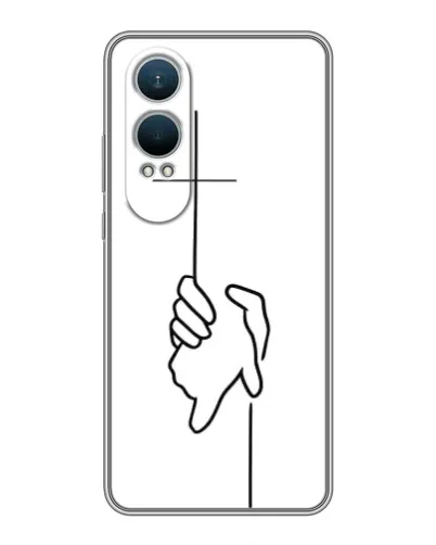 Чехол для OnePlus Nord CE4 Lite с картинкой «Рука держит»