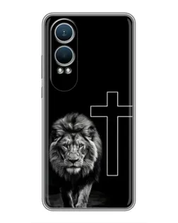 Чехол для OnePlus Nord CE4 Lite с картинкой «Лев и Крест»