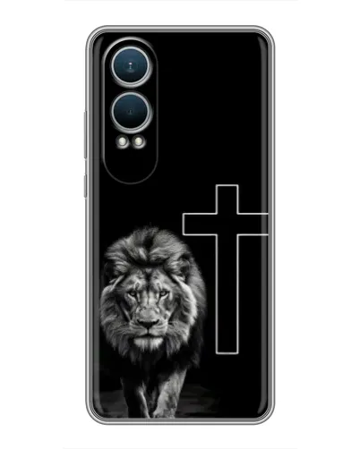 Чехол для OnePlus Nord CE4 Lite с картинкой «Лев и Крест»