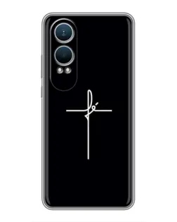 Чехол для OnePlus Nord CE4 Lite с картинкой «Тонкий крест»