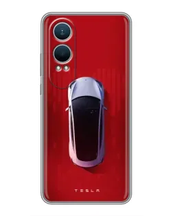 Чехол для OnePlus Nord CE4 Lite с картинкой «Tesla Top View» Чехол для OnePlus Nord CE4 Lite с картинкой «Tesla Top View»