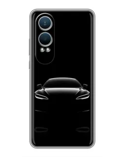 Чехол для OnePlus Nord CE4 Lite с картинкой «Силуэт Tesla Night» Чехол для OnePlus Nord CE4 Lite с картинкой «Силуэт Tesla Night»