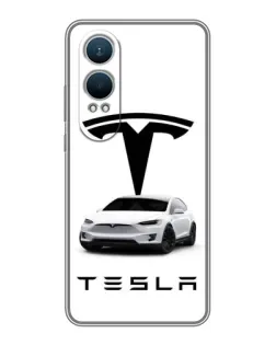 Чехол для OnePlus Nord CE4 Lite с картинкой «Tesla White Style» Чехол для OnePlus Nord CE4 Lite с картинкой «Tesla White Style»