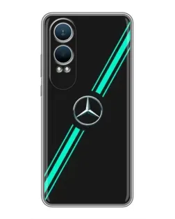 Чехол для OnePlus Nord CE4 Lite с картинкой «Спортивные линии Mercedes»