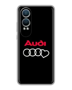 Чехол для OnePlus Nord CE4 Lite с картинкой «Логотип Audi Heart» Чехол для OnePlus Nord CE4 Lite с картинкой «Логотип Audi Heart»