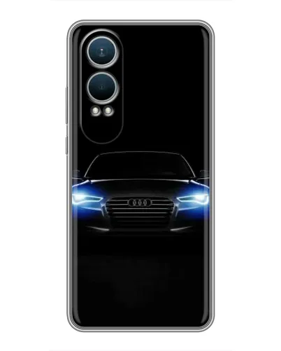 Чехол для OnePlus Nord CE4 Lite с картинкой «Audi в неоне»