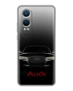 Чохол для OnePlus Nord CE4 Lite з картинкою «Audi — градієнтний контур» Чохол для OnePlus Nord CE4 Lite з картинкою «Audi — градієнтний контур»