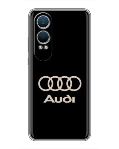 Чехол для OnePlus Nord CE4 Lite с картинкой «Audi — золотой логотип»