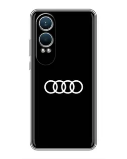 Чохол для OnePlus Nord CE4 Lite з картинкою «Audi White Logo» Чохол для OnePlus Nord CE4 Lite з картинкою «Audi White Logo»