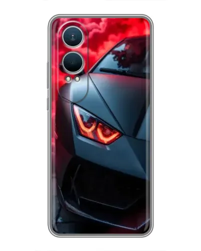 Чехол для OnePlus Nord CE4 Lite с картинкой «Lamborghini красное сияние» Чехол для OnePlus Nord CE4 Lite с картинкой «Lamborghini красное сияние»