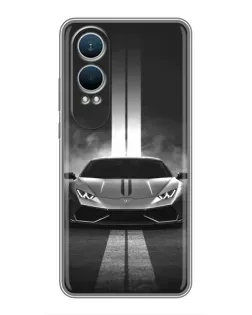 Чехол для OnePlus Nord CE4 Lite с картинкой «Lamborghini симметрия дорог»