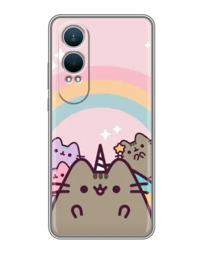 Чехол для OnePlus Nord CE4 Lite с картинкой «Единорог Pusheen»
