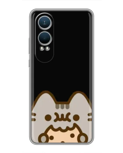 Чехол для OnePlus Nord CE4 Lite с картинкой «Пушин на черном»